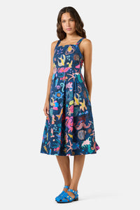 Gorman NZ - Mermaid Print Apron Dress - print