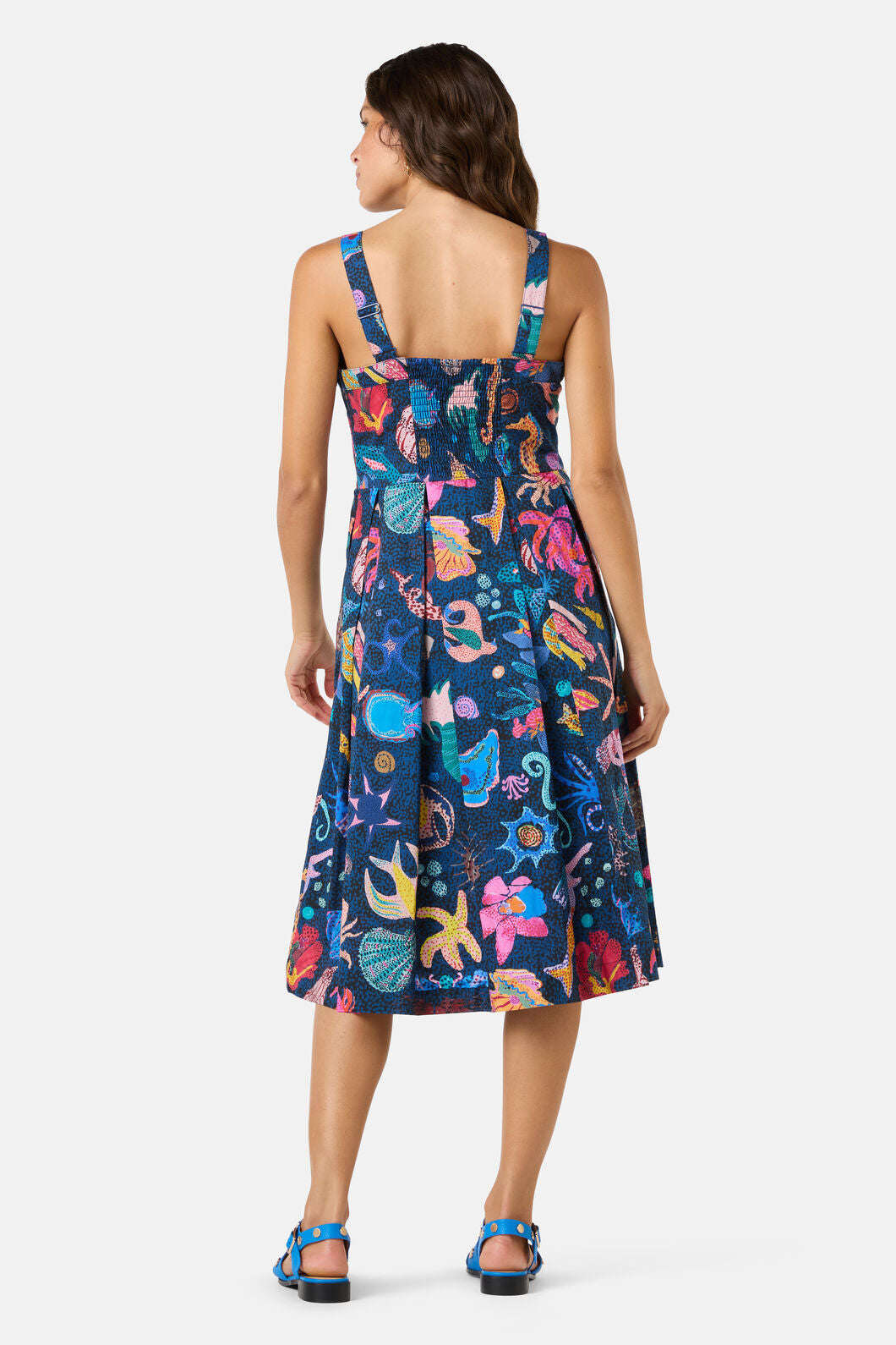 Gorman NZ - Mermaid Print Apron Dress - print