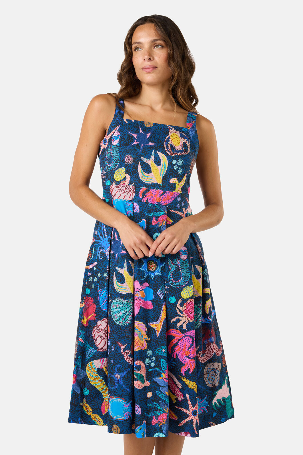 Gorman NZ - Mermaid Print Apron Dress - print