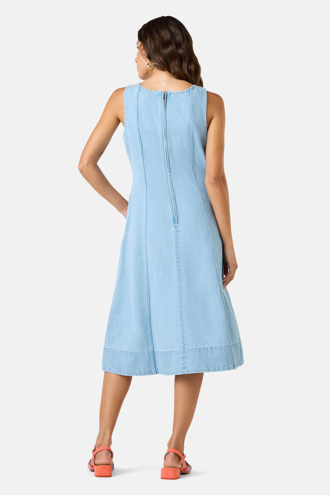 Gorman NZ - Sweetheart Denim Midi Dress - denim
