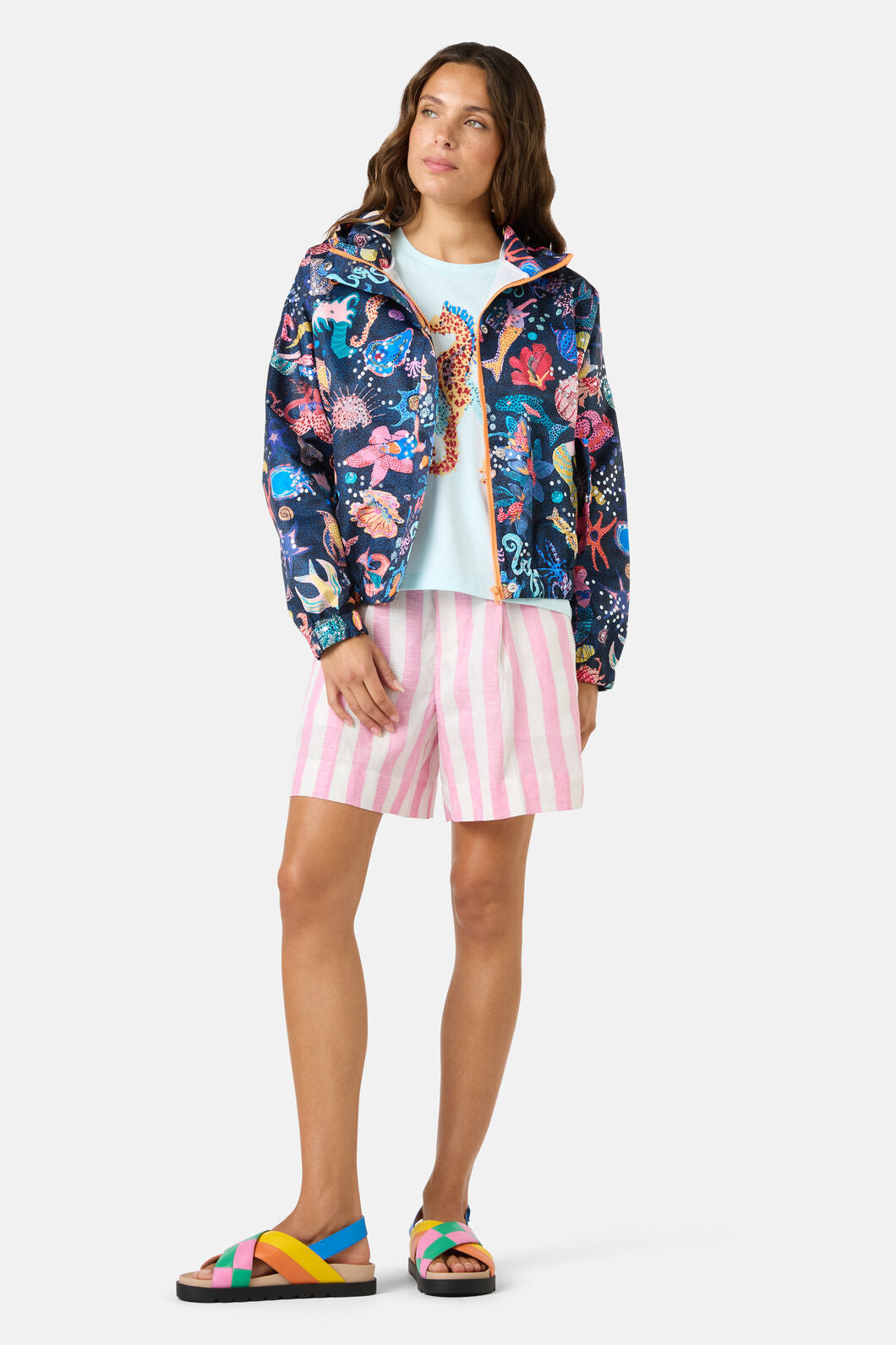 Gorman NZ - Mermaid Print Raincoat - print