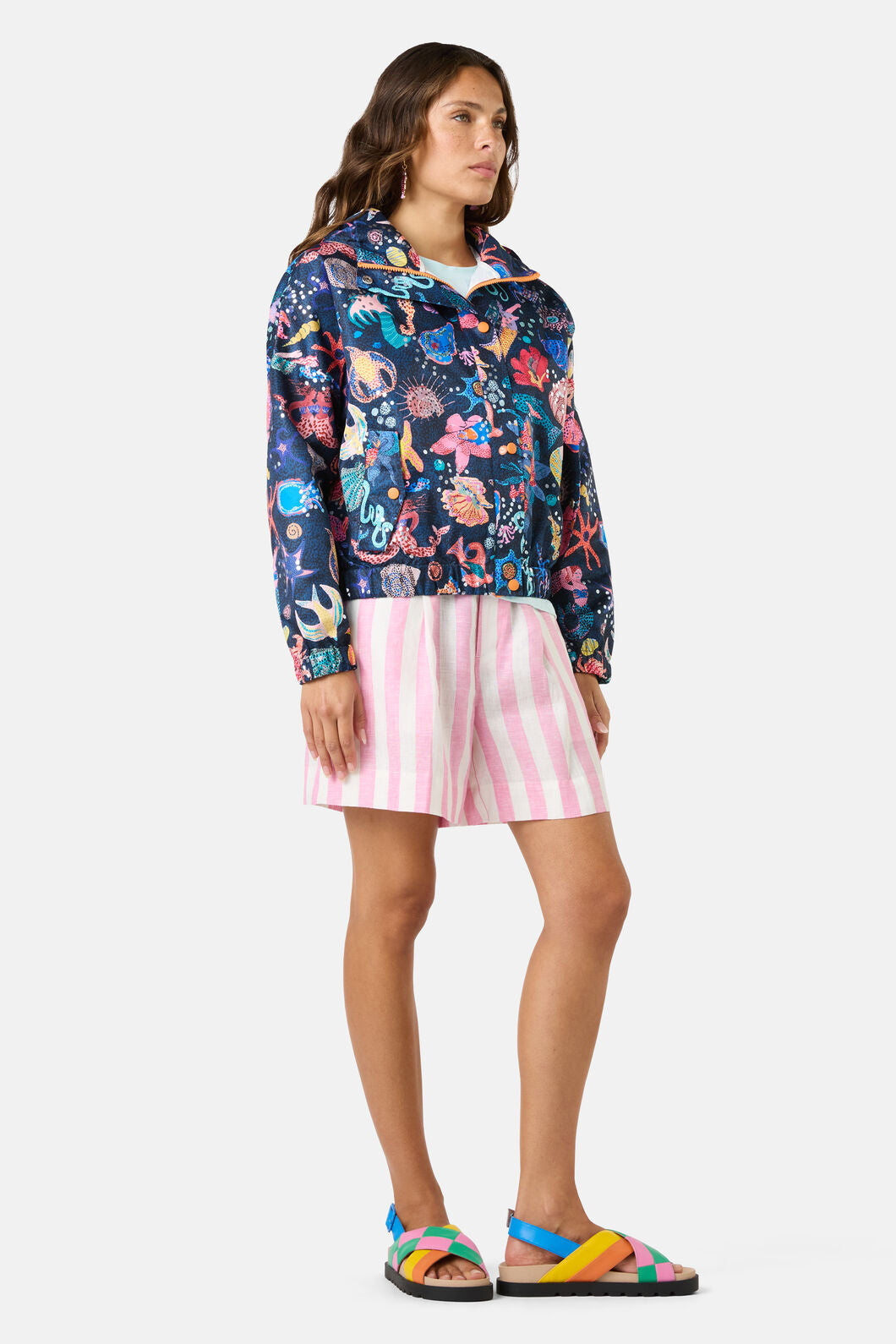 Gorman NZ - Mermaid Print Raincoat - print