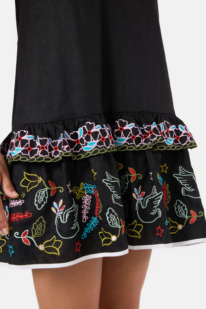 Gorman NZ - Good Fortune Shift Dress - black