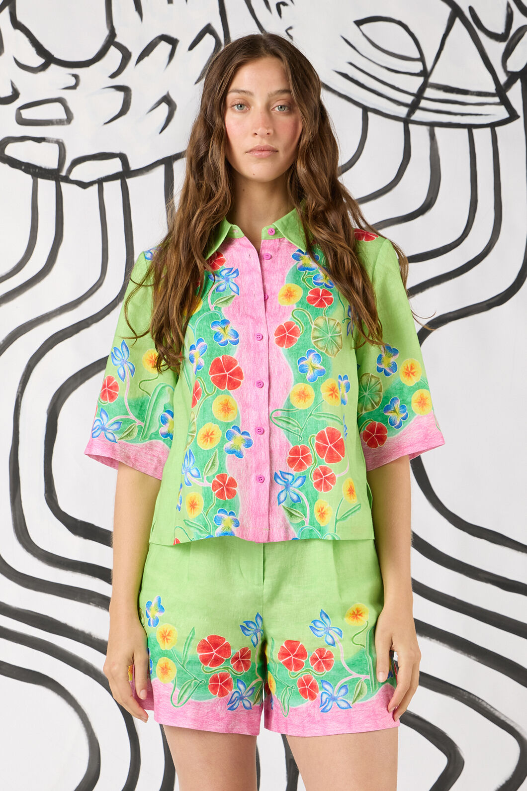 Gorman NZ - Botanica Linen Print Shirt - print