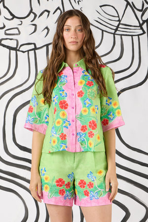 Gorman NZ - Botanica Linen Print Shirt - print