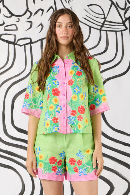 Gorman NZ - Botanica Linen Print Shirt - print