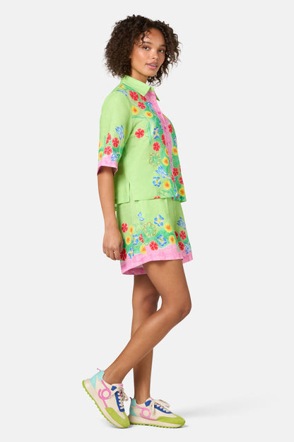 Gorman NZ - Botanica Linen Print Shirt - print