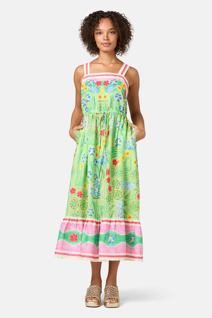 Gorman NZ - Botanica Linen Long Dress - print