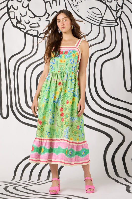 Botanica Linen Long Dress