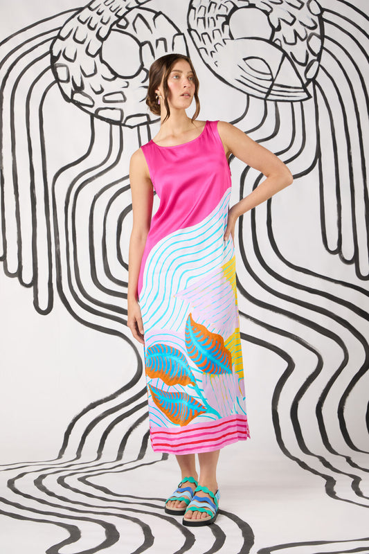 Gorman NZ - Past Lover Print Slip Dress - print