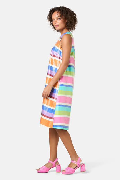 Gorman NZ - Holiday Stripe Sequin Dress - print