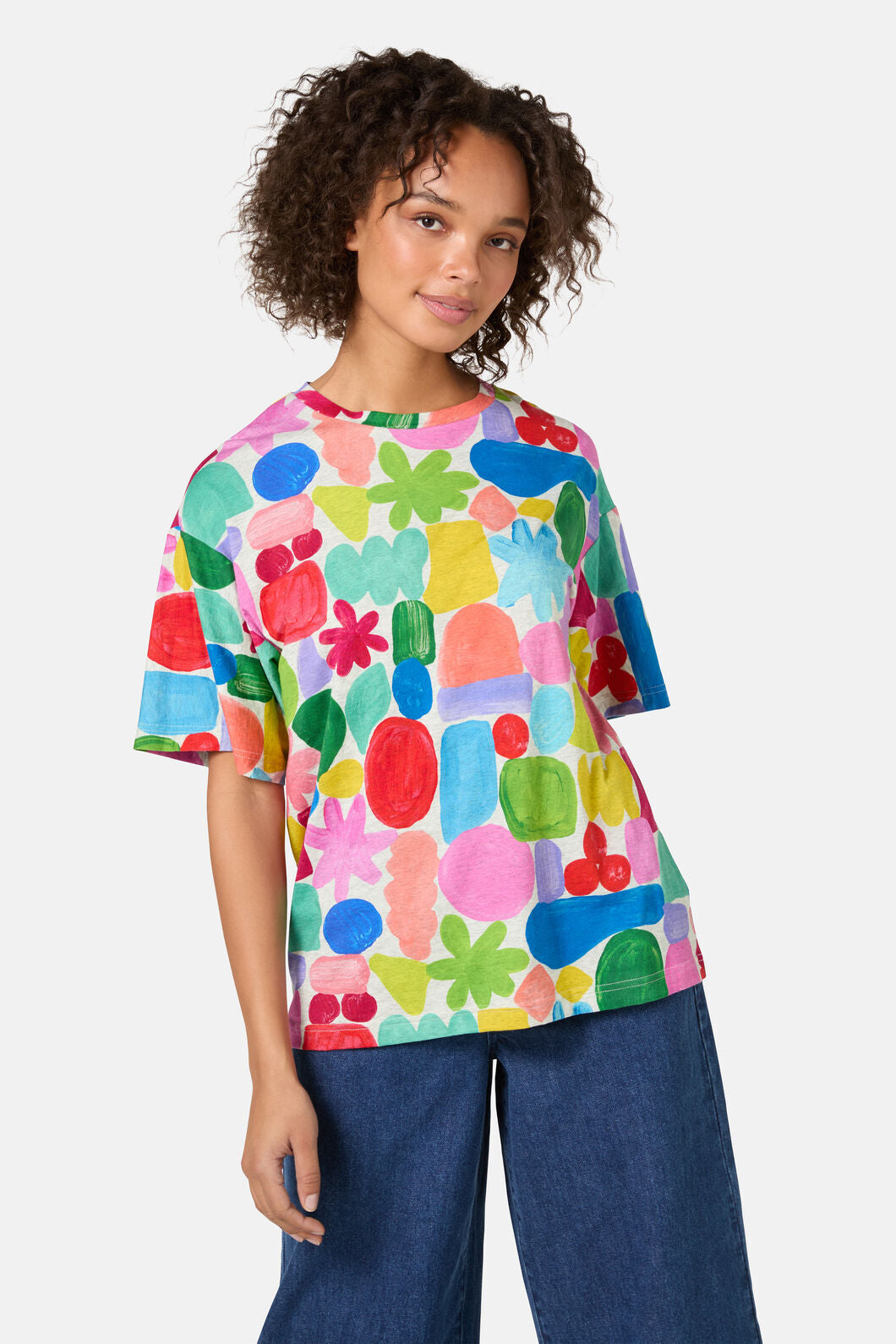 Gorman NZ - Stamp Your Feet Print OS Tee - print