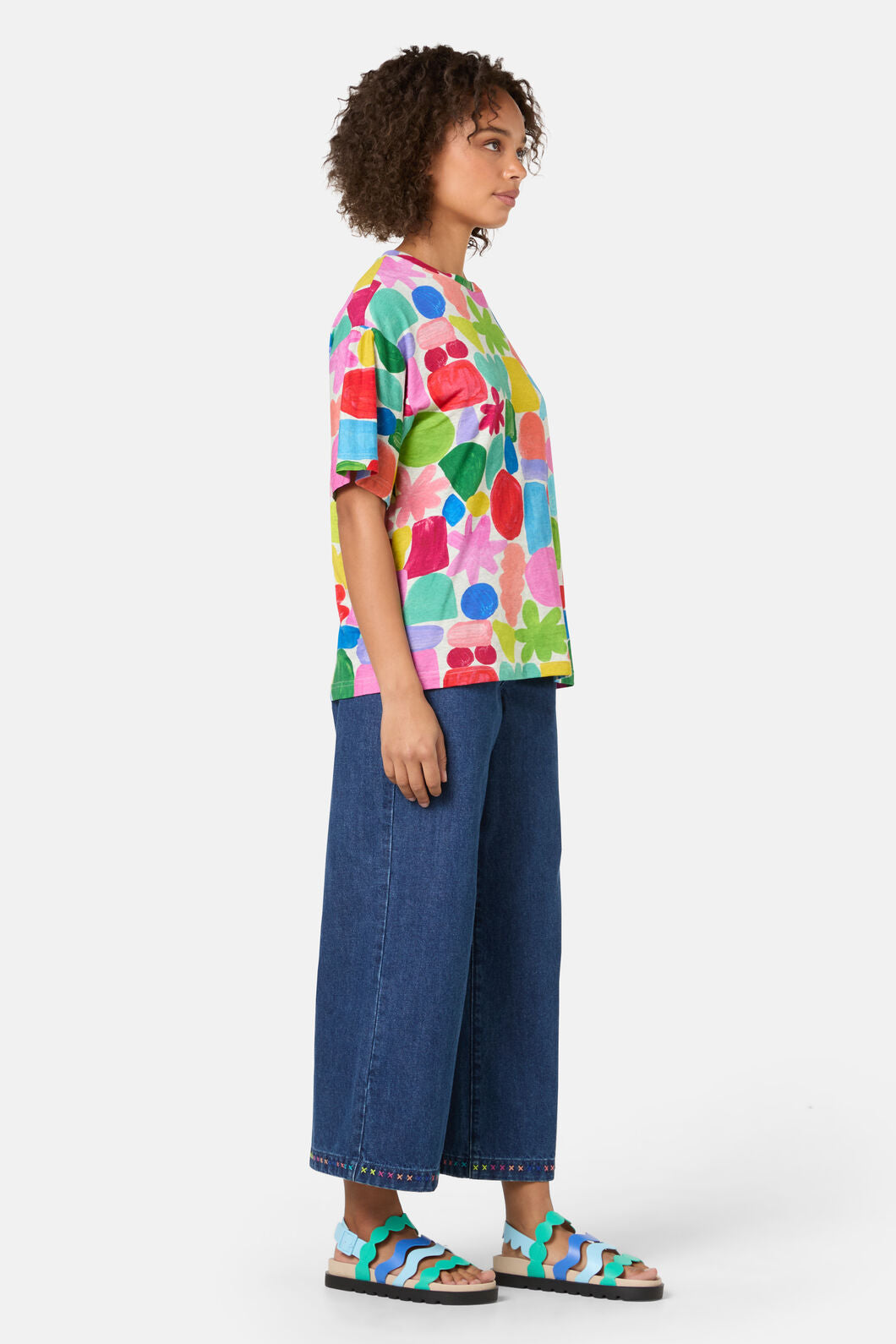 Gorman NZ - Stamp Your Feet Print OS Tee - print