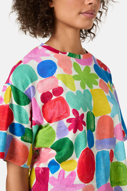 Gorman NZ - Stamp Your Feet Print OS Tee - print