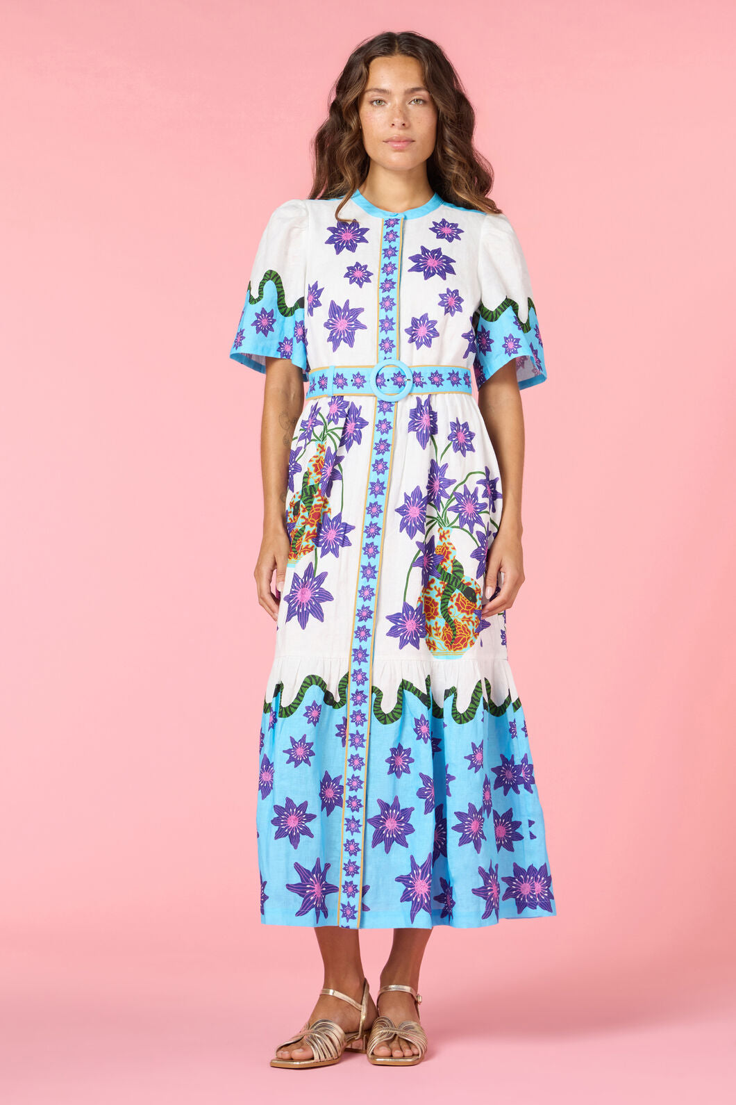 Gorman NZ - Serpent's Bloom Long Dress - print
