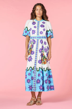 Gorman NZ - Serpent's Bloom Long Dress - print