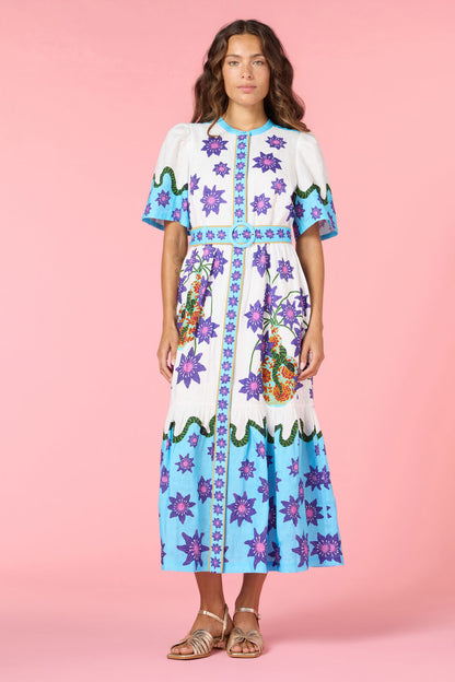 Gorman NZ - Serpent's Bloom Long Dress - print