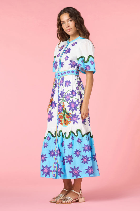 Gorman NZ - Serpent's Bloom Long Dress - print