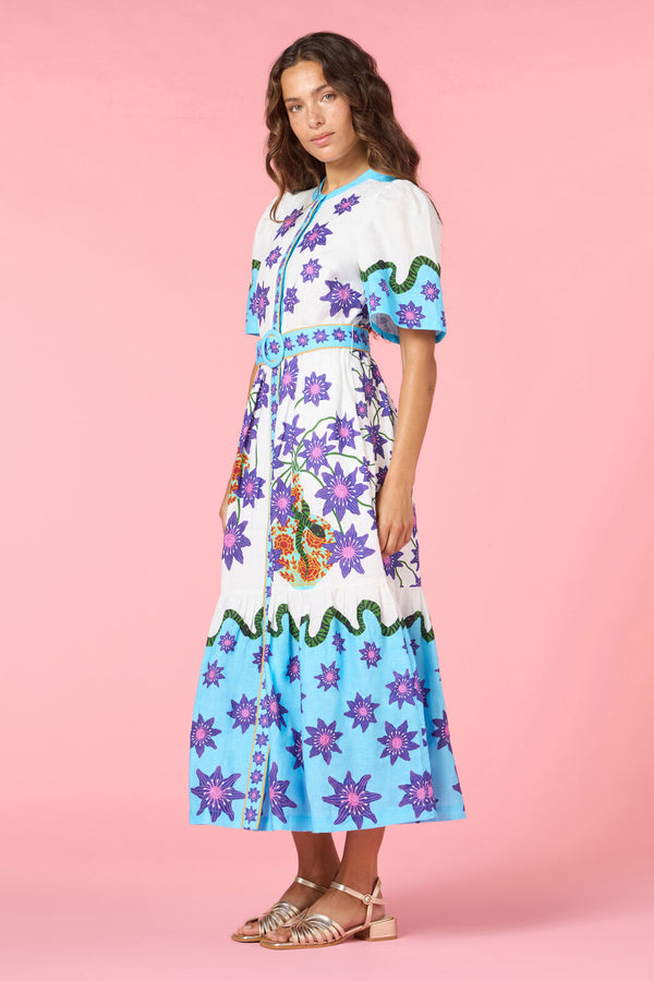 Gorman NZ - Serpent's Bloom Long Dress - print