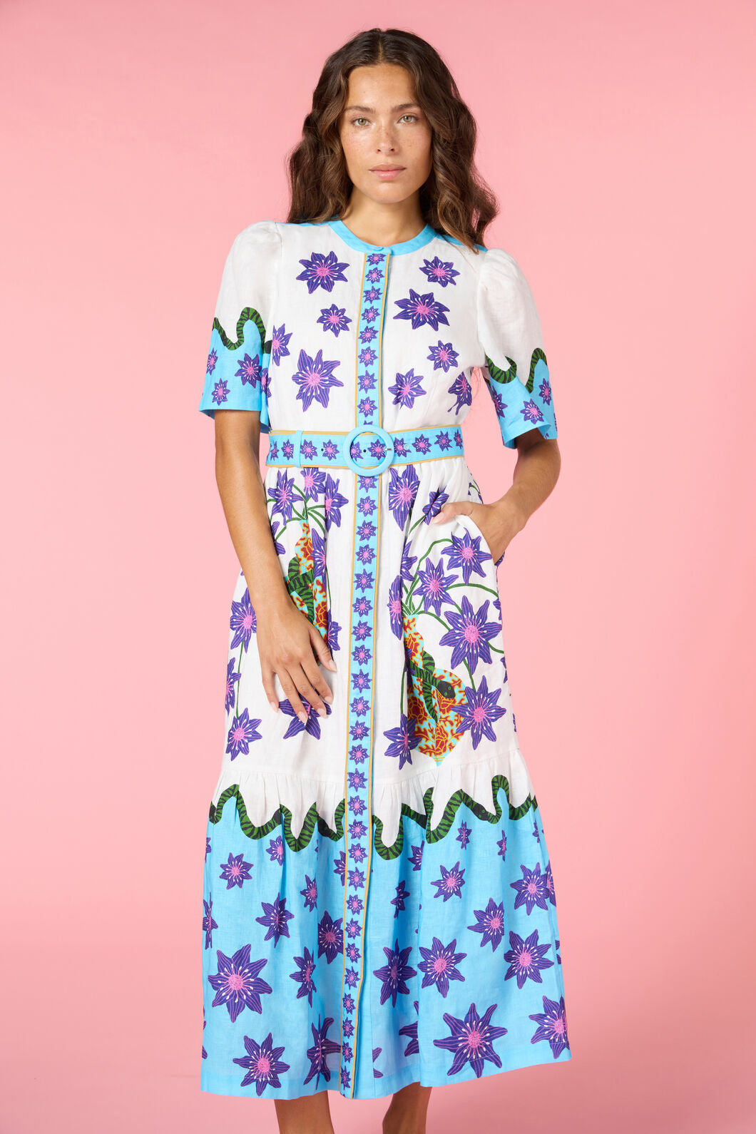 Gorman NZ - Serpent's Bloom Long Dress - print
