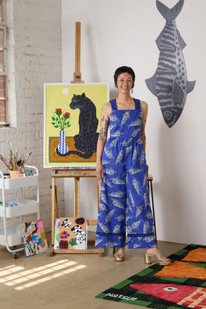 Gorman NZ - Fishy Fishy Print Pantsuit - print