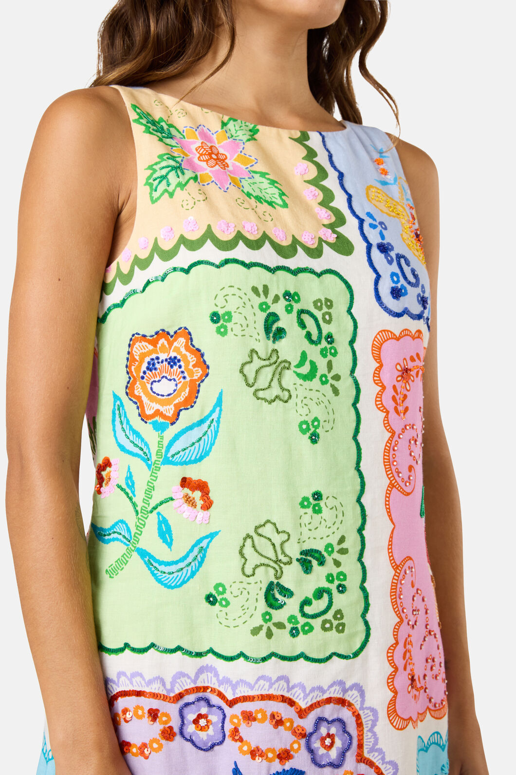 Gorman NZ - Short Stitch Shift Dress - print