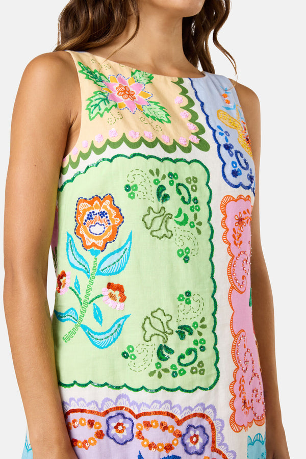 Gorman NZ - Short Stitch Shift Dress - print