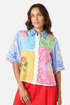 Gorman NZ - Short Stitch Patch Shirt - print