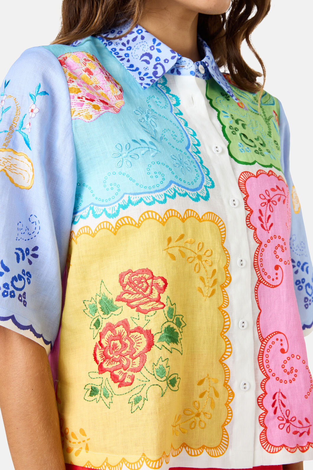 Gorman NZ - Short Stitch Patch Shirt - print