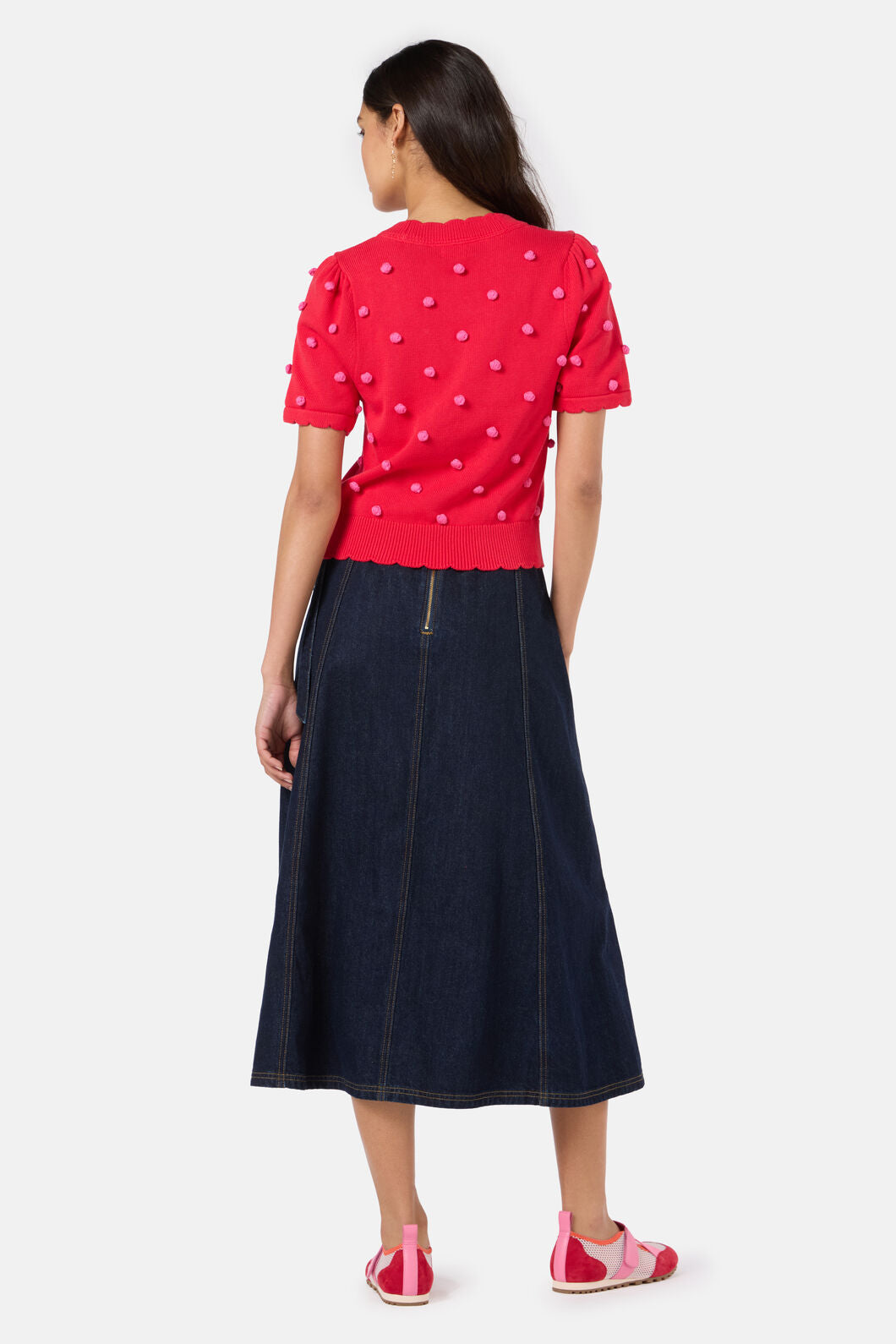 Gorman NZ - Spotty Summer Cardigan - red