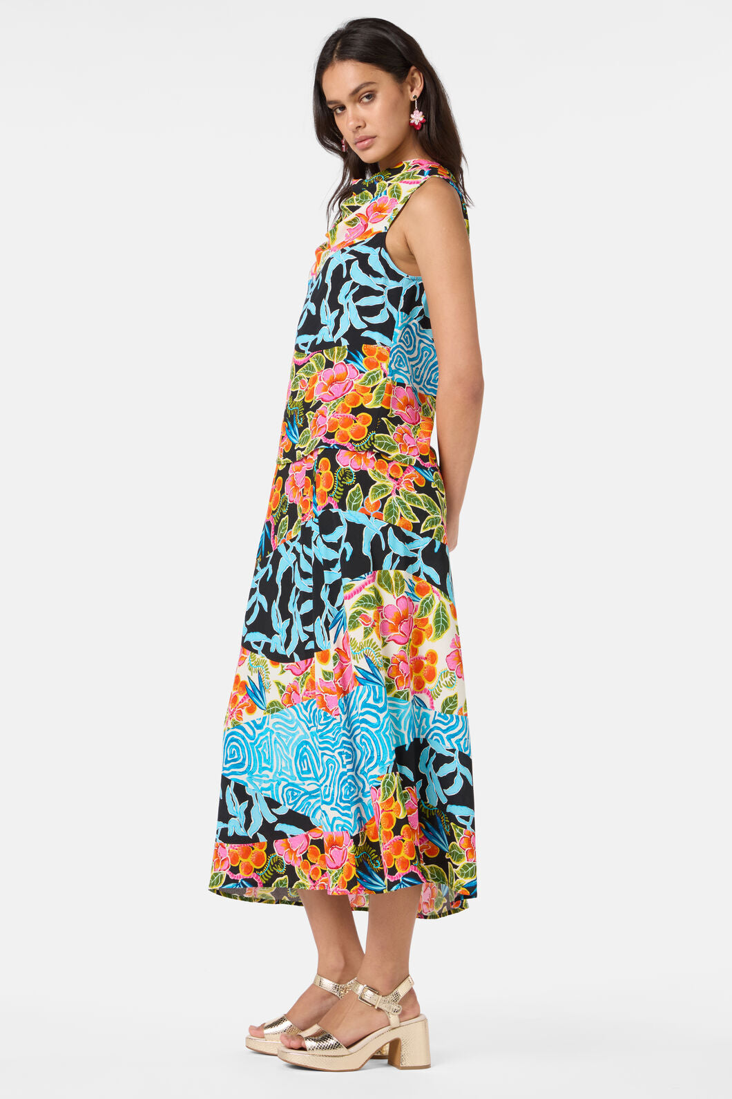 Gorman NZ - Plum Harvest Patchwork Top - print