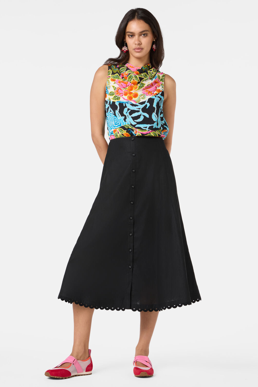 Gorman NZ - Plum Harvest Patchwork Top - print