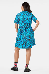 Gorman NZ - Swirl Harvest Shirt Dress - print