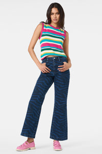 Gorman NZ - Racing Stripe Jean - print