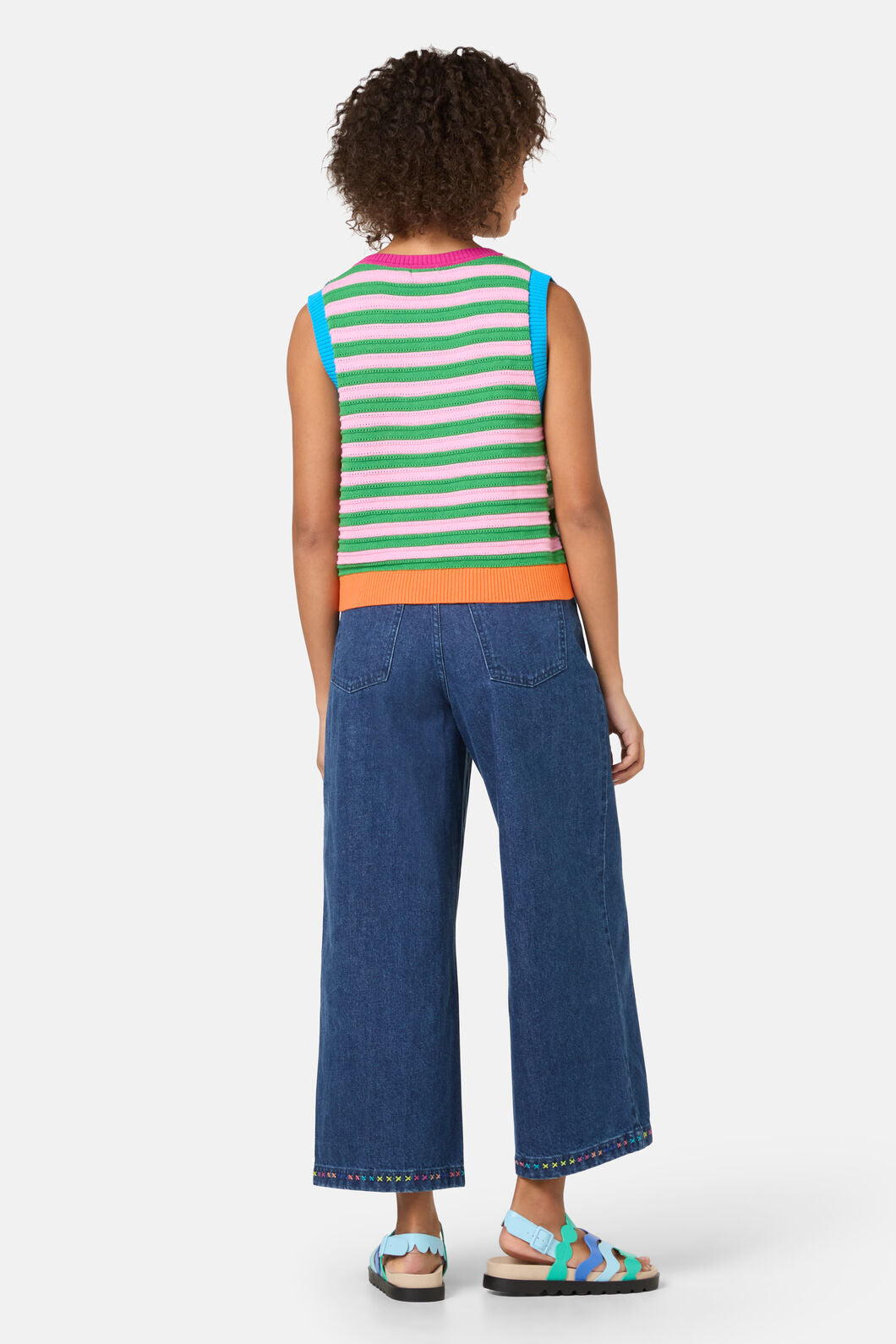Gorman NZ - Clementine Cotton Knit Vest - multi