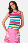 Gorman NZ - Morgan Knit Stripe Tank - stripe
