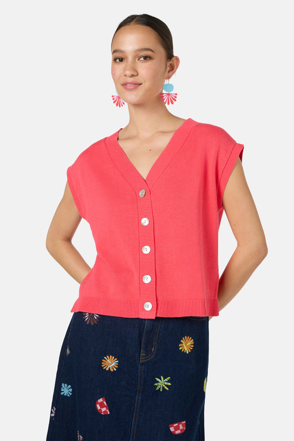 Gorman NZ - Sabal Knit Top - red