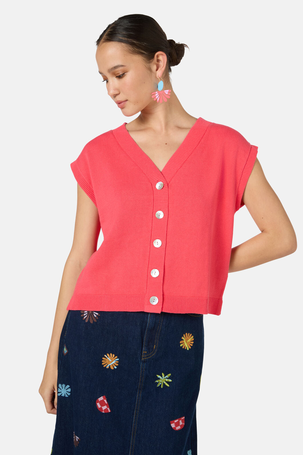 Gorman NZ - Sabal Knit Top - red