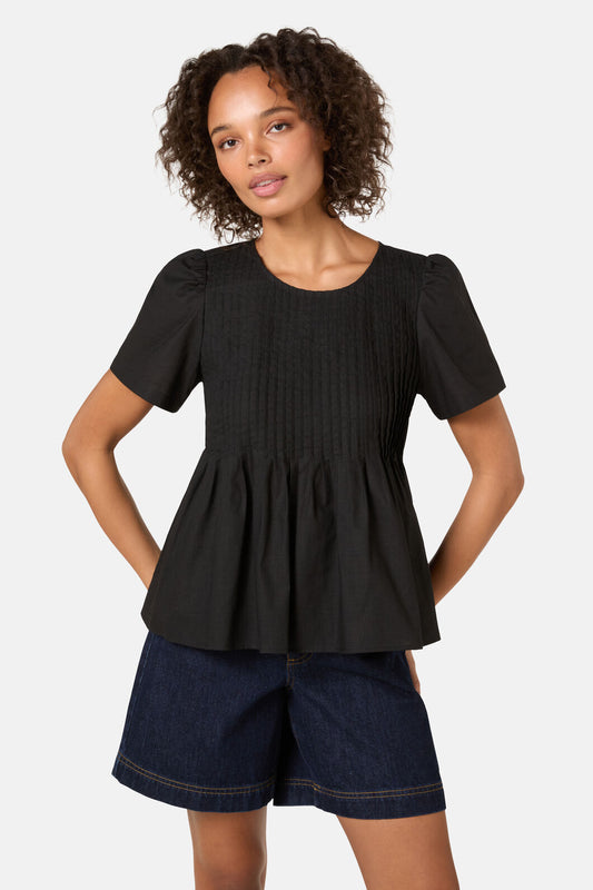 Gorman NZ - Gabrielle Cotton Top - black