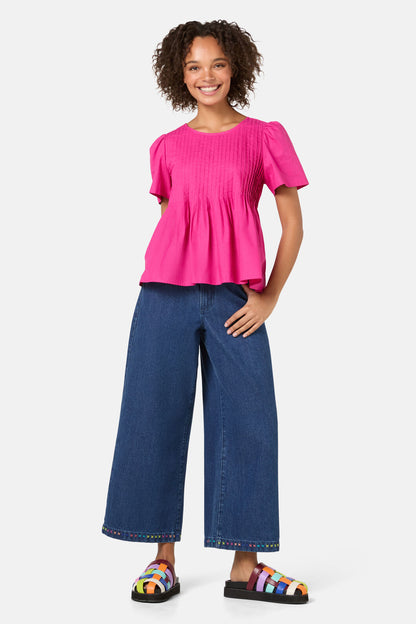 Gorman NZ - Gabrielle Cotton Top - pink