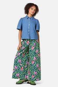 Gorman NZ - Chantelle Chambray Shirt - mid-blue