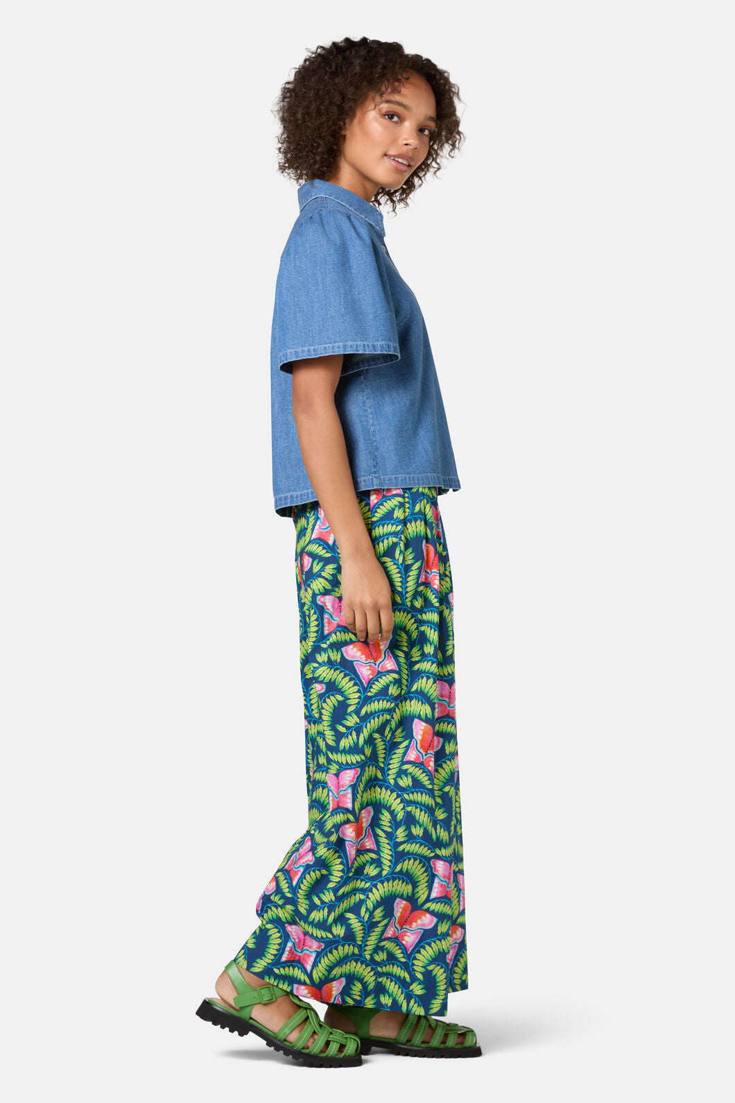 Gorman NZ - Chantelle Chambray Shirt - mid-blue