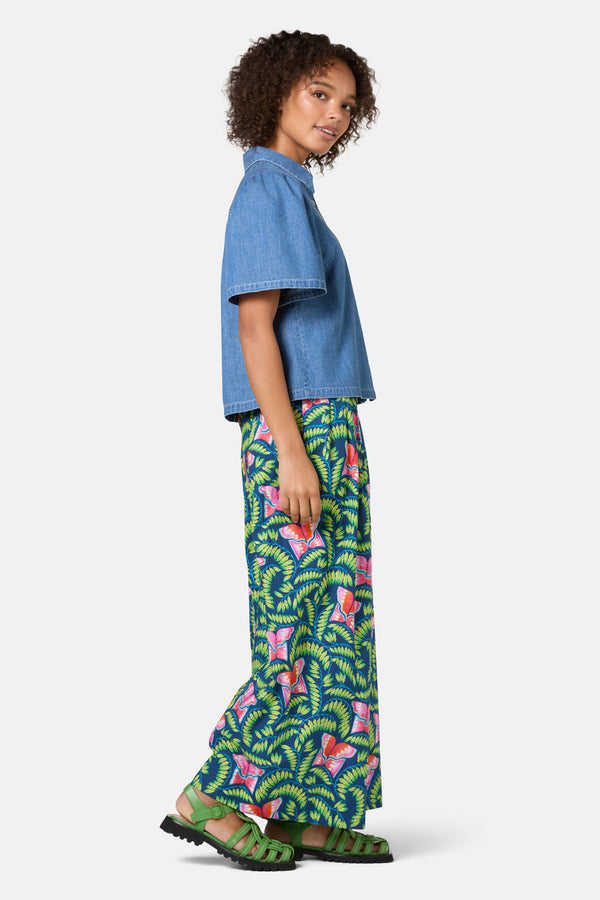 Gorman NZ - Chantelle Chambray Shirt - mid-blue