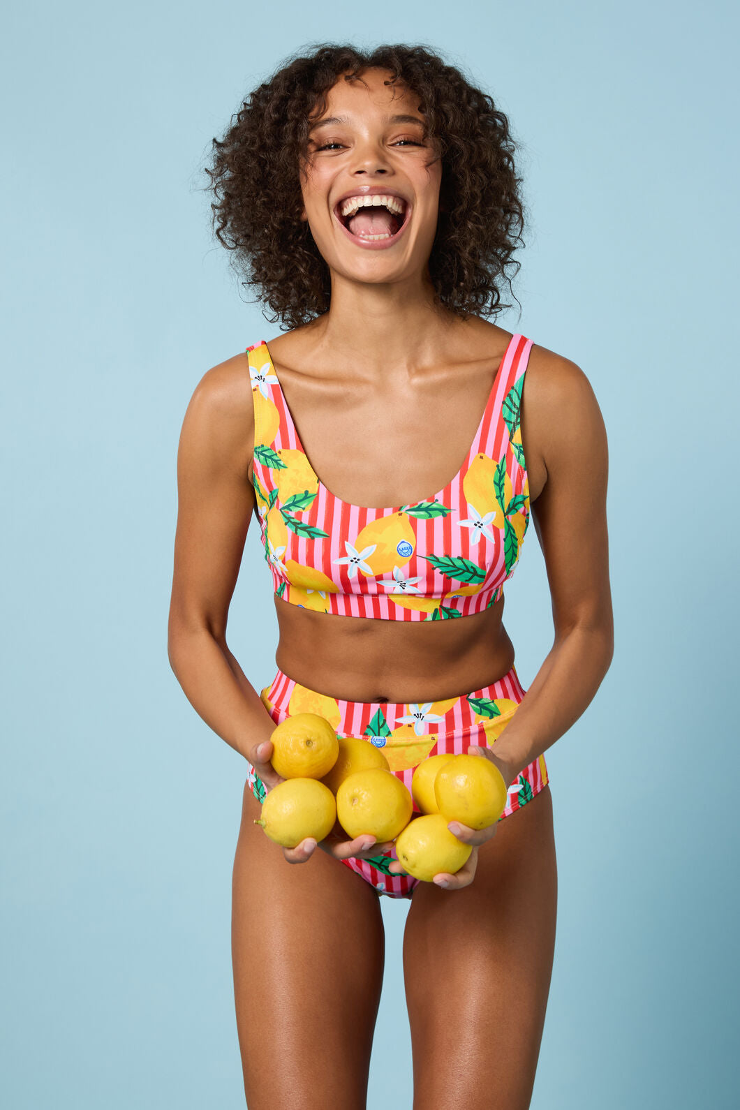 Gorman NZ - Lemonade Print Bikini Top - print