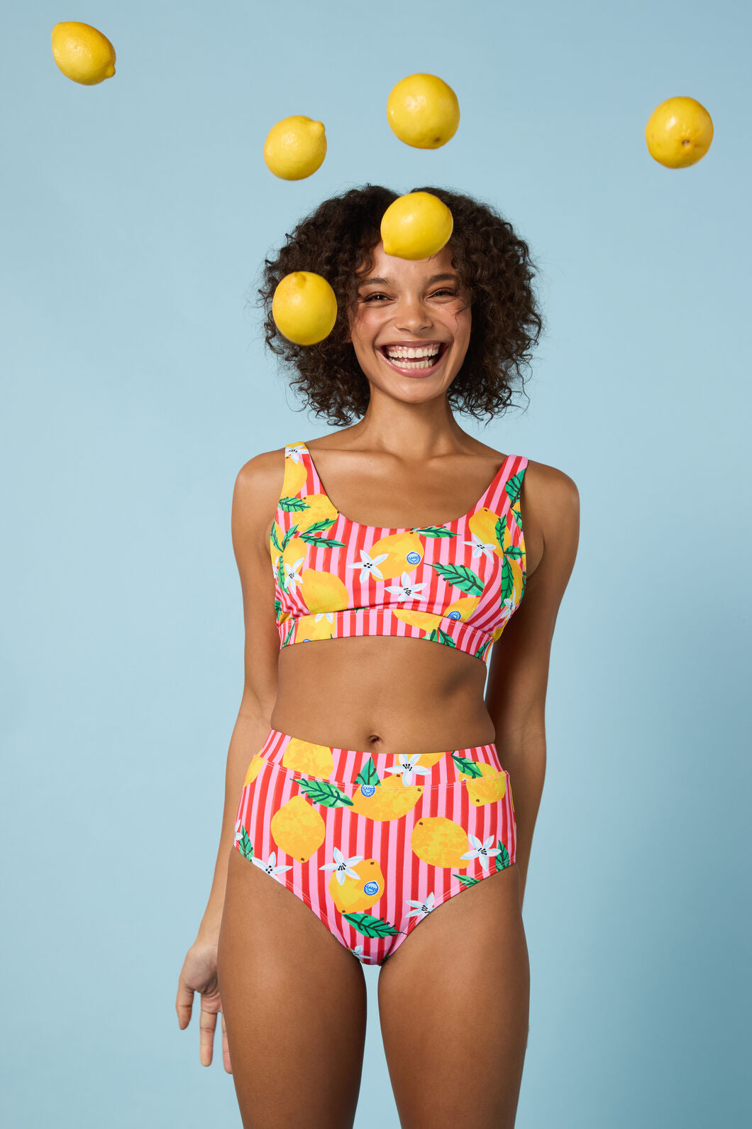 Gorman NZ - Lemonade Print Bikini Top - print