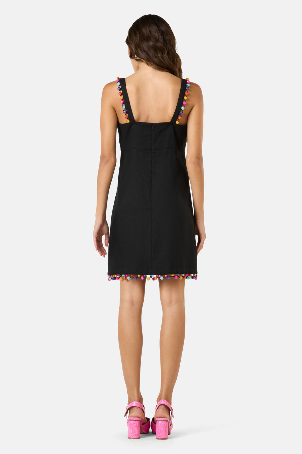 Gorman NZ - Beaded Trim Party Dress - black
