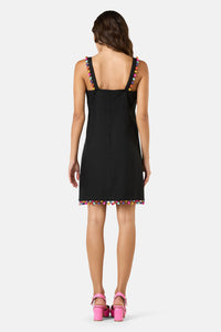 Gorman NZ - Beaded Trim Party Dress - black