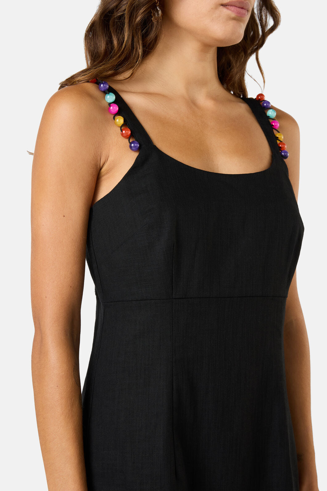 Gorman NZ - Beaded Trim Party Dress - black