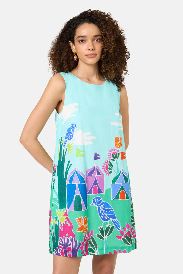 Gorman NZ - Caravan Holiday Shift Dress - print