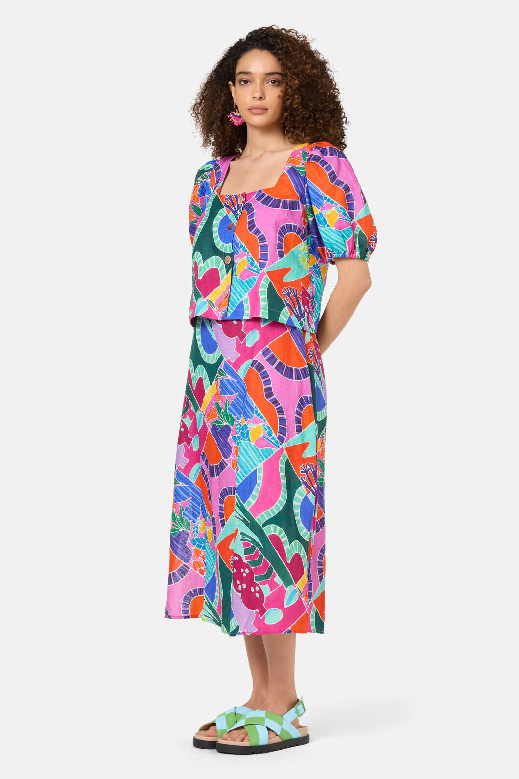 Gorman NZ - Caravan Holiday Linen Top - print